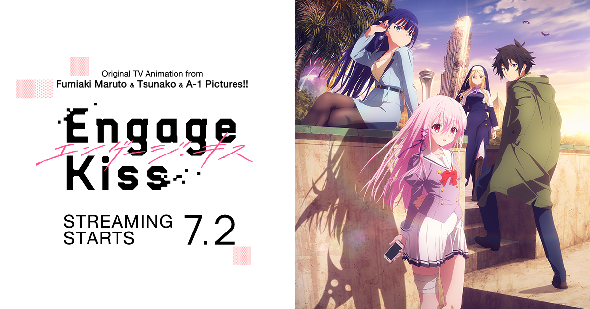 Engage Kiss Love Comedy Anime Unveils 1st PV, Staff & July 2 Debut